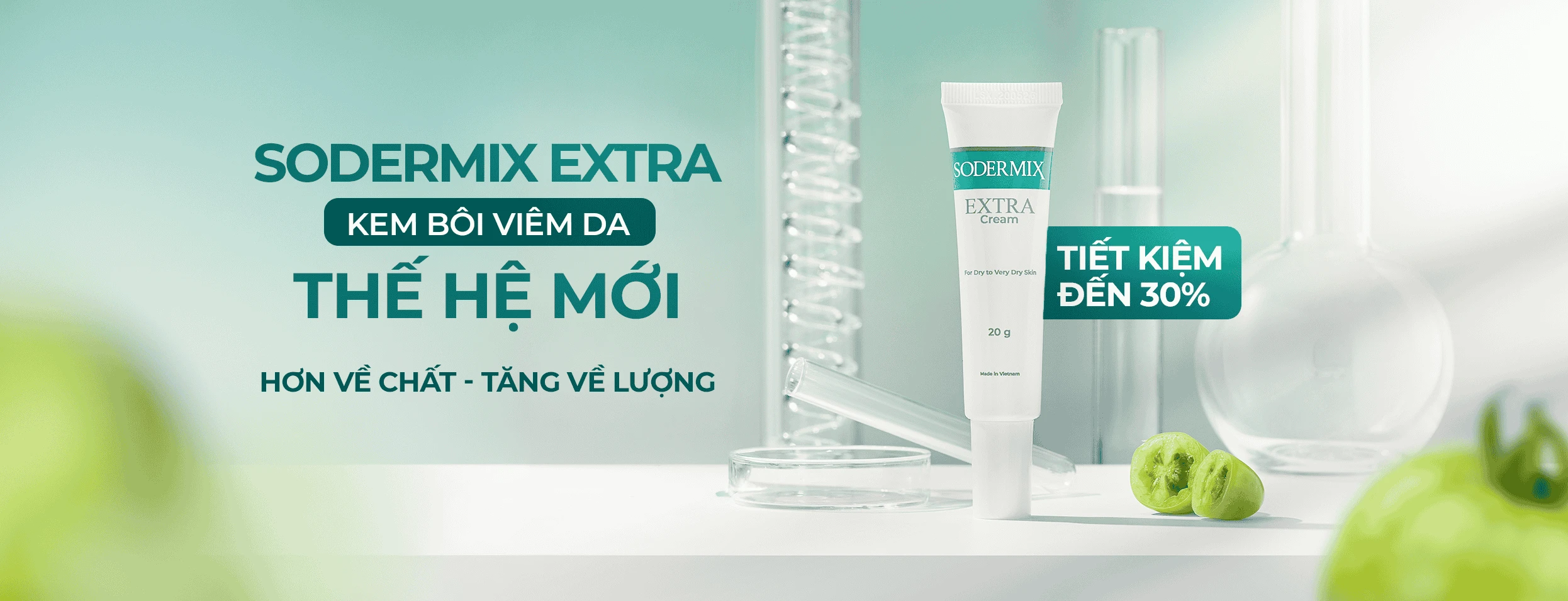 Sodermix Extra - Kem bôi viêm da thế hệ mới dành riêng cho người Việt